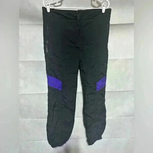 Vintage Slalom Men’s Ski Snow Pants Size 36  Colorful Elastic Ankle & Waist EEUC